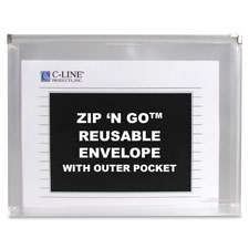 C-Line Zip 'N Go Zippered Expanding Poly Pockets