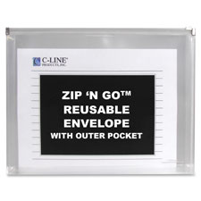 C-Line Zip 'N Go Zippered Expanding Poly Pockets
