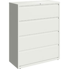 Lorell 42" White Lateral File