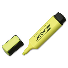 SKILCRAFT Chisel Tip Neon Flat Highlighter