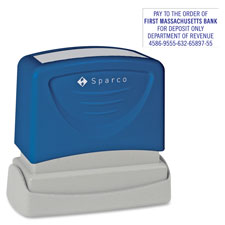 Sparco Endorsement Address Stamp