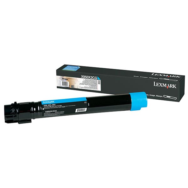 Lexmark X950X2CG Cyan OEM Toner Cartridge