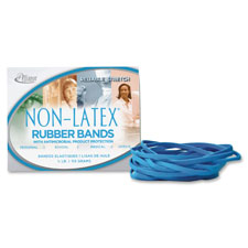 Alliance Cyan Non-Ltx Antimicrobial Rubber Bands