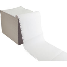 Sparco Blank Perforated Carbonless Computer Paper