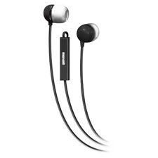 Maxell In-Ear Rubberized Earbuds w/ Microphone