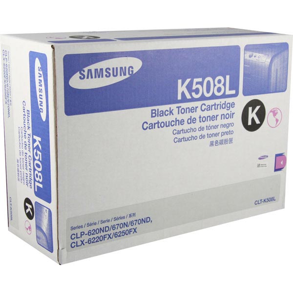 Samsung CLT-K508L Black OEM Toner Cartridge