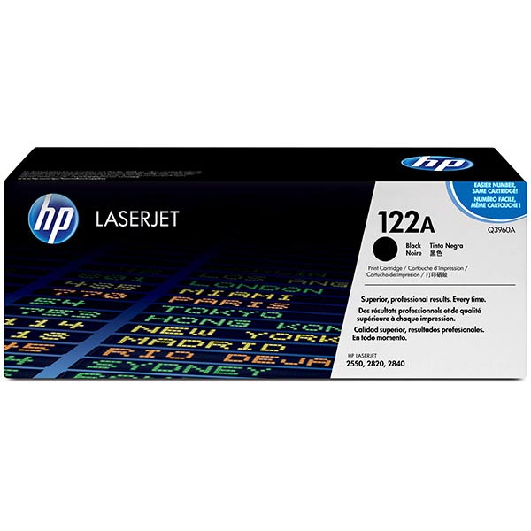 HP Q3960A (HP 122A) Black OEM Toner Cartridge