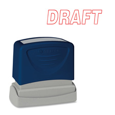 Sparco DRAFT Red Title Stamp