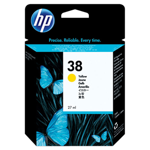 HP C9417A (HP 38) Yellow OEM Inkjet Cartridge