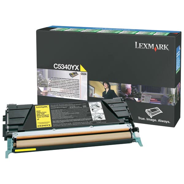 Lexmark C5340YX Yellow OEM High Yield Laser Toner Cartridge