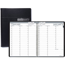 Doolittle Black Professional 12-mth Weekly Planner