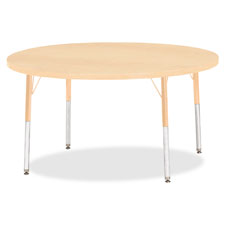Jonti-Craft Adult Height Prism Maple Round Table