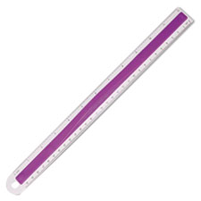 Acme Westcott Plastic Fingertip Ruler