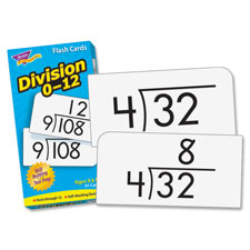 Trend Division 0-12 Flash Cards