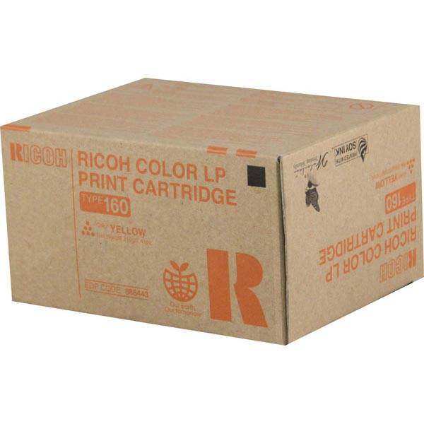 Ricoh 888443 (Type 160) Yellow OEM Copier Toner