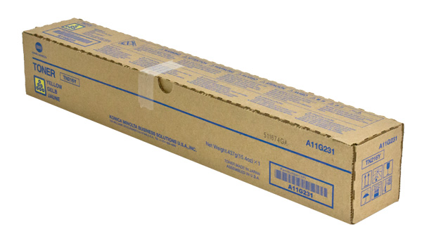 Konica Minolta A11G231 (TN-216Y) Yellow OEM Toner Cartridge