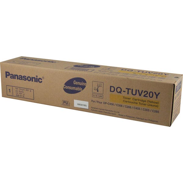 Panasonic DQ-TUV20Y Yellow OEM Toner Cartridge