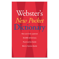 Houghton Mifflin Webster's New Pocket Dictionary