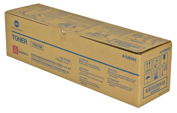 Konica Minolta TN-617M (A1U9331) Magenta OEM Toner Cartridge