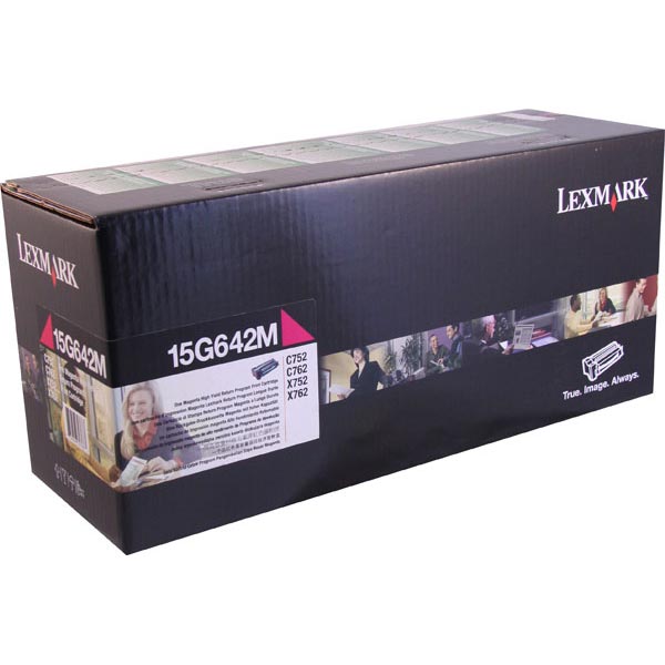 Lexmark 15G642M Magenta OEM High Yield Toner