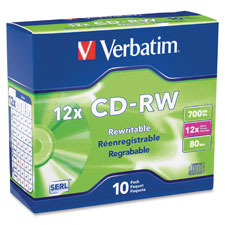 Verbatim Branded Surface 700MB 12X CD-RW