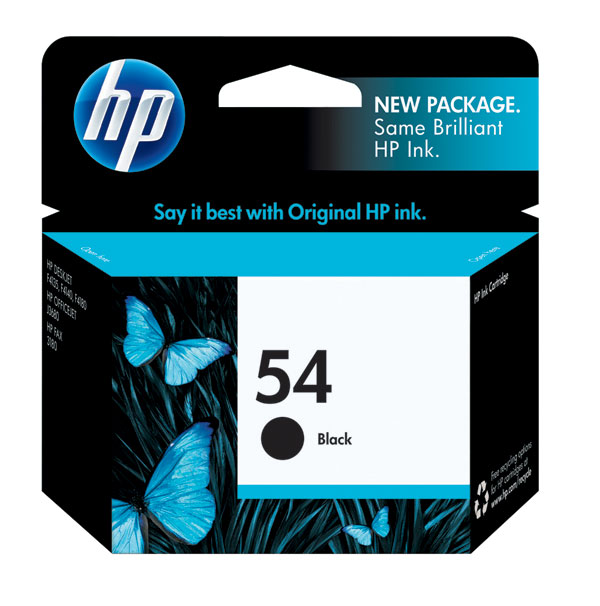 HP CB334AN (HP 54) Black OEM Inkjet Cartridge