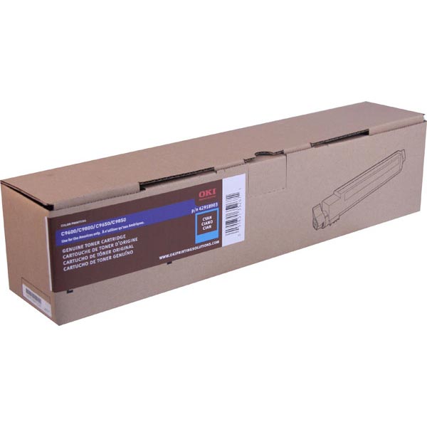 Okidata 42918903 (Type C7) Cyan OEM Toner Cartridge