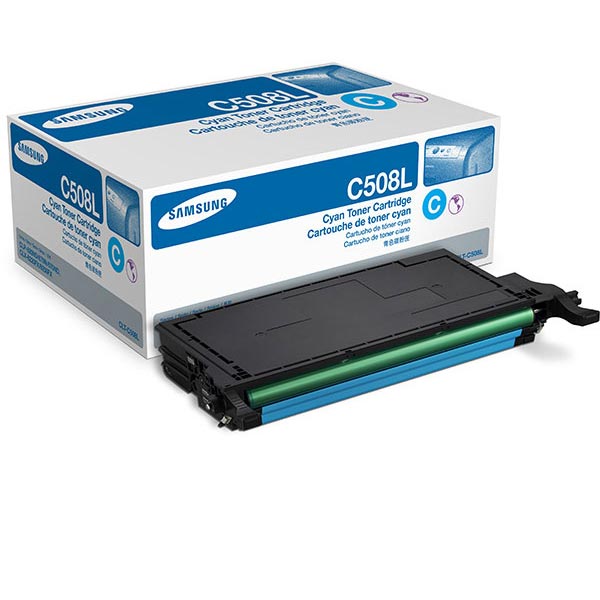 Samsung CLT-C508L Cyan OEM Toner Cartridge