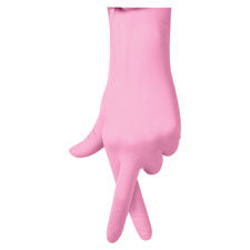 Medline Pink BCA Vinyl Exam Gloves