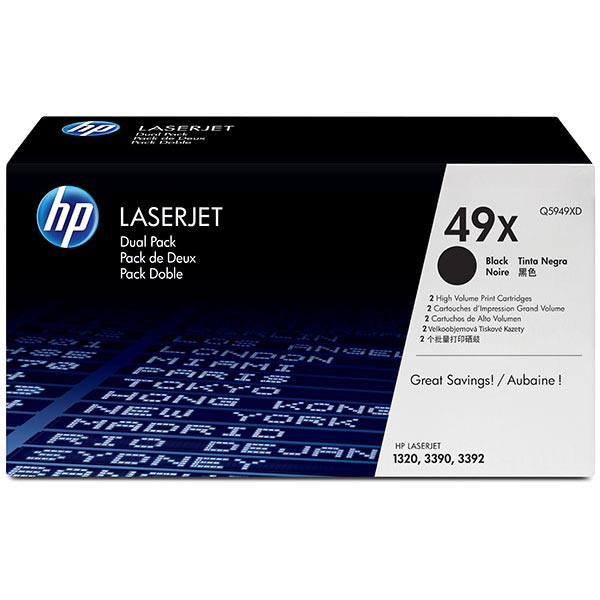 HP Q5949XD (HP 49X) Black OEM Toner Printer Cartridge