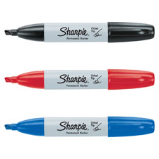 Sanford Sharpie Chisel Tip Permanent Markers