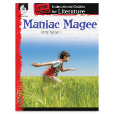 Shell Education Maniac Magee Literature Guide Book