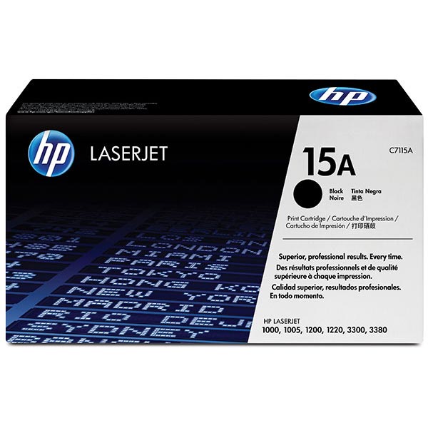 HP C7115A (HP 15A) Black OEM Toner Cartridge