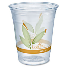 Dart Bare Eco-Forward RPET Clear Cold Cups