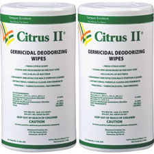 Beaumont Citrus II Deodorizing Germicidal Wipes