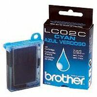 Brother LC-02C Cyan OEM Inkjet Cartridge