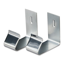 Quartet Nickel-plated Partition Hangers