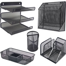 Lorell Mesh Desktop Organizer