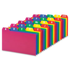 Oxford A-Z Poly Filing Index Cards