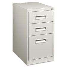 Lorell B/B/F Light Gray Mobile Pedestal File