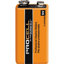 Duracell Procell Alkaline 9V Batteries