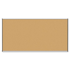 Lorell Satin Finish Trim Natural Cork Board