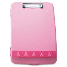 Officemate Pink Slim Clipboard Storage Box