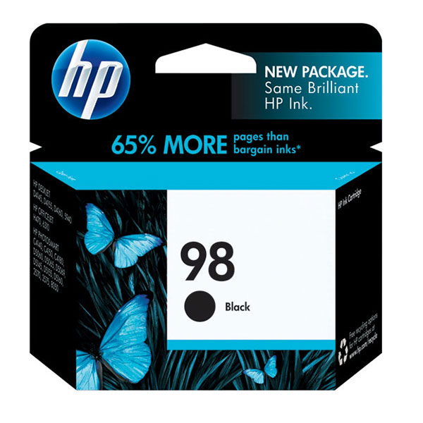 HP C9364WN (HP 98) Black OEM Inkjet Cartridge