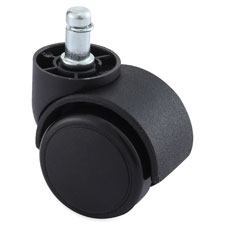 Lorell Soft Wheel B Stem Safety Casters