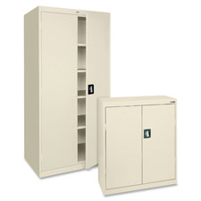 Lorell Fortress Steel Putty Storage Cabinet