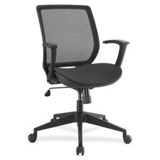 Lorell Mesh/Mesh Executive Mid-back Chair