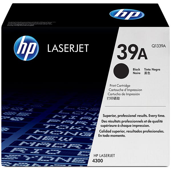 HP Q1339A (HP 39A) Black OEM Toner Cartridge