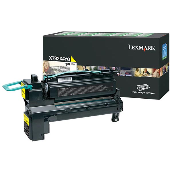 Lexmark X792X4YG Yellow OEM Extra High Yield Toner