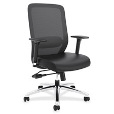 HON Leather Seat Mesh High-back Chair